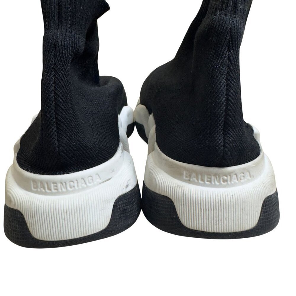 Balenciaga Speed 2.0 Sock Sneakers US 8 / UK 5 / EU 38 Black & White - Picture 3 of 13